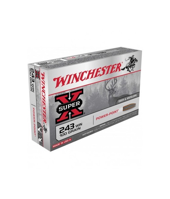 Winchester .243 Win. 100GR. PP